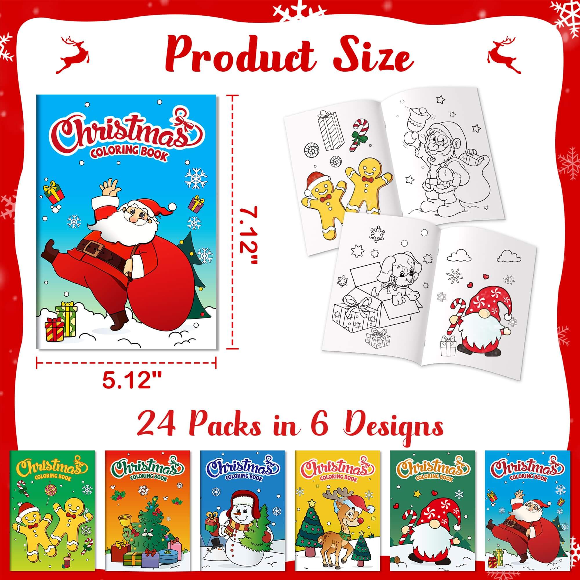 24Pack Christmas Coloring