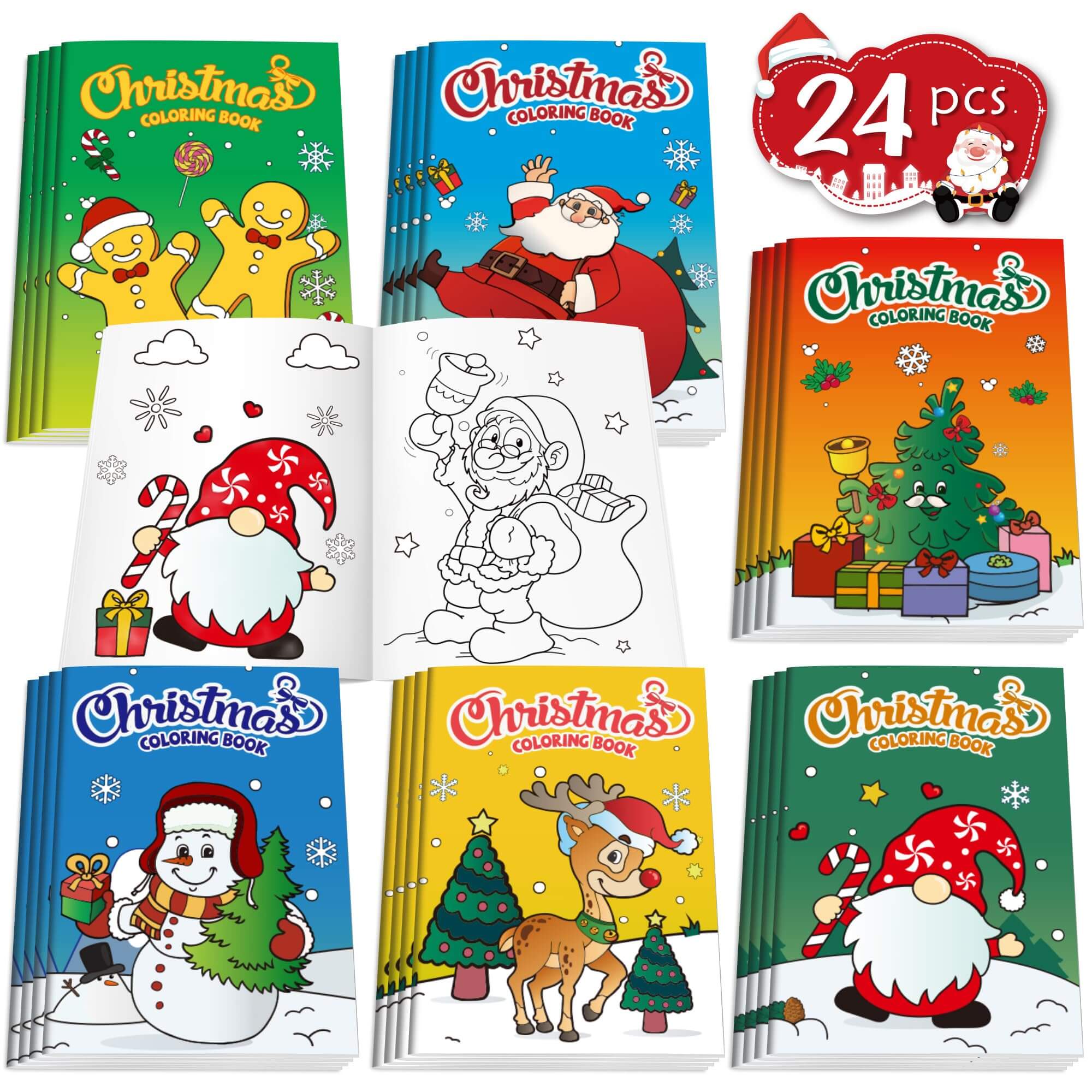 24Pack Christmas Coloring