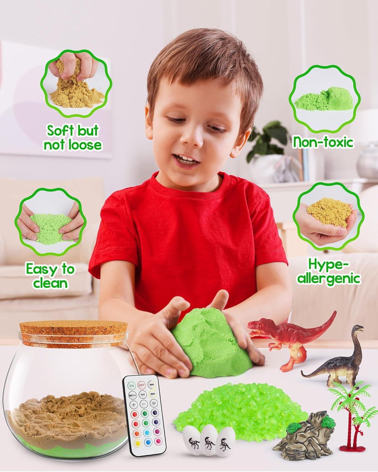 Dinosaur Toys Terrarium Kit for Kids