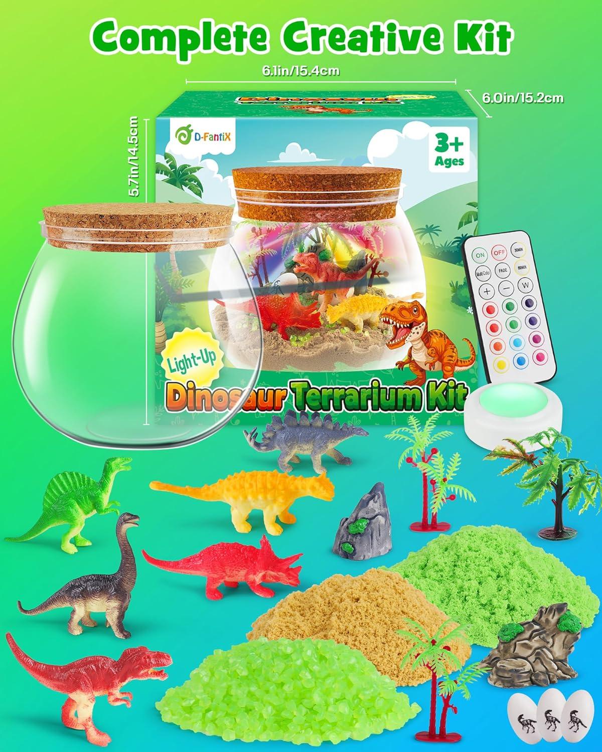 Dinosaur Toys Terrarium Kit for Kids