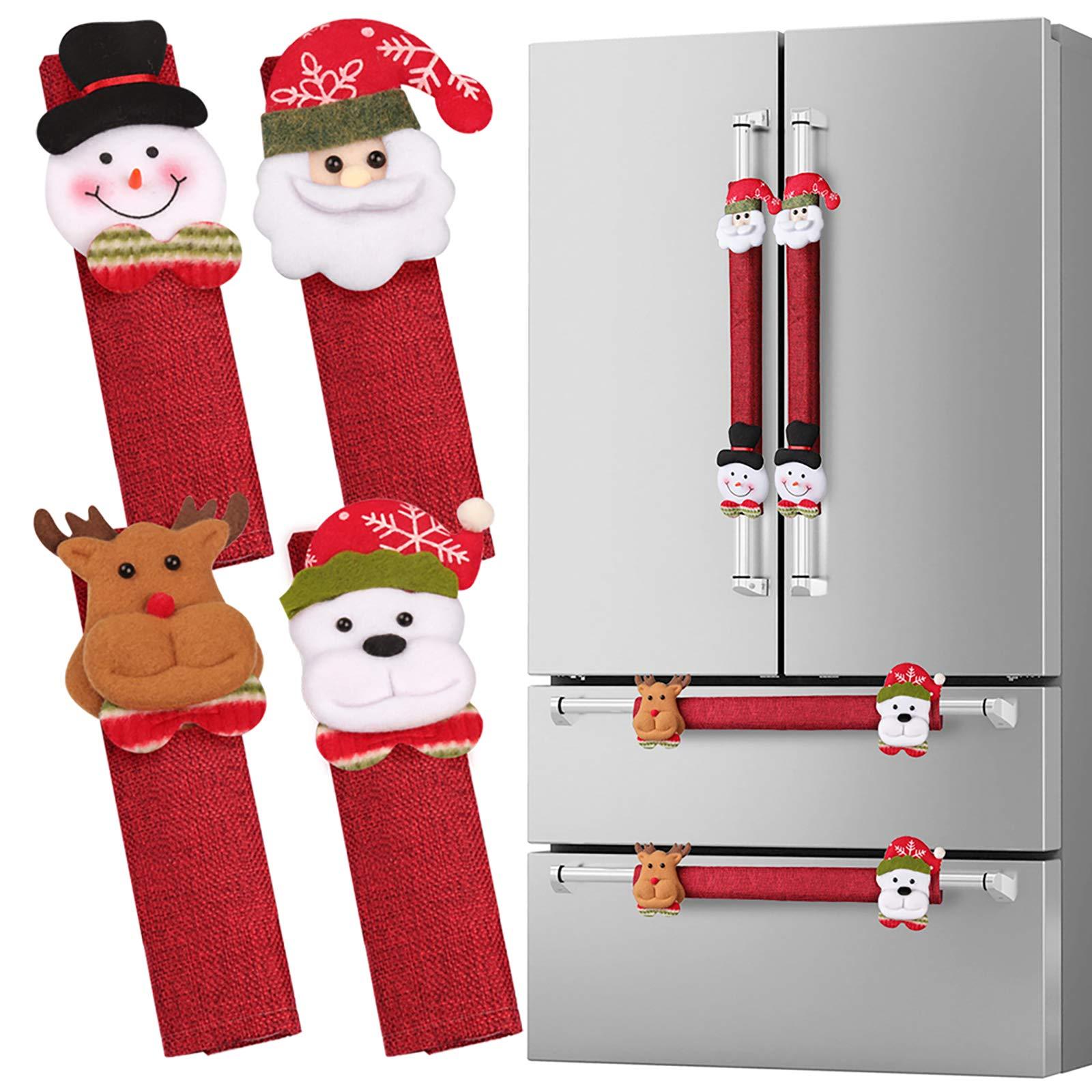 Christmas Refrigerator Handle Covers Set of 8