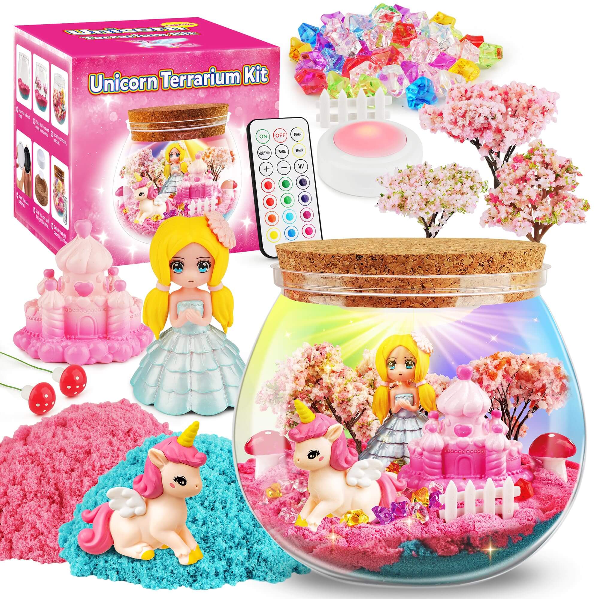 Unicorn Princess Toys Terrarium Kit