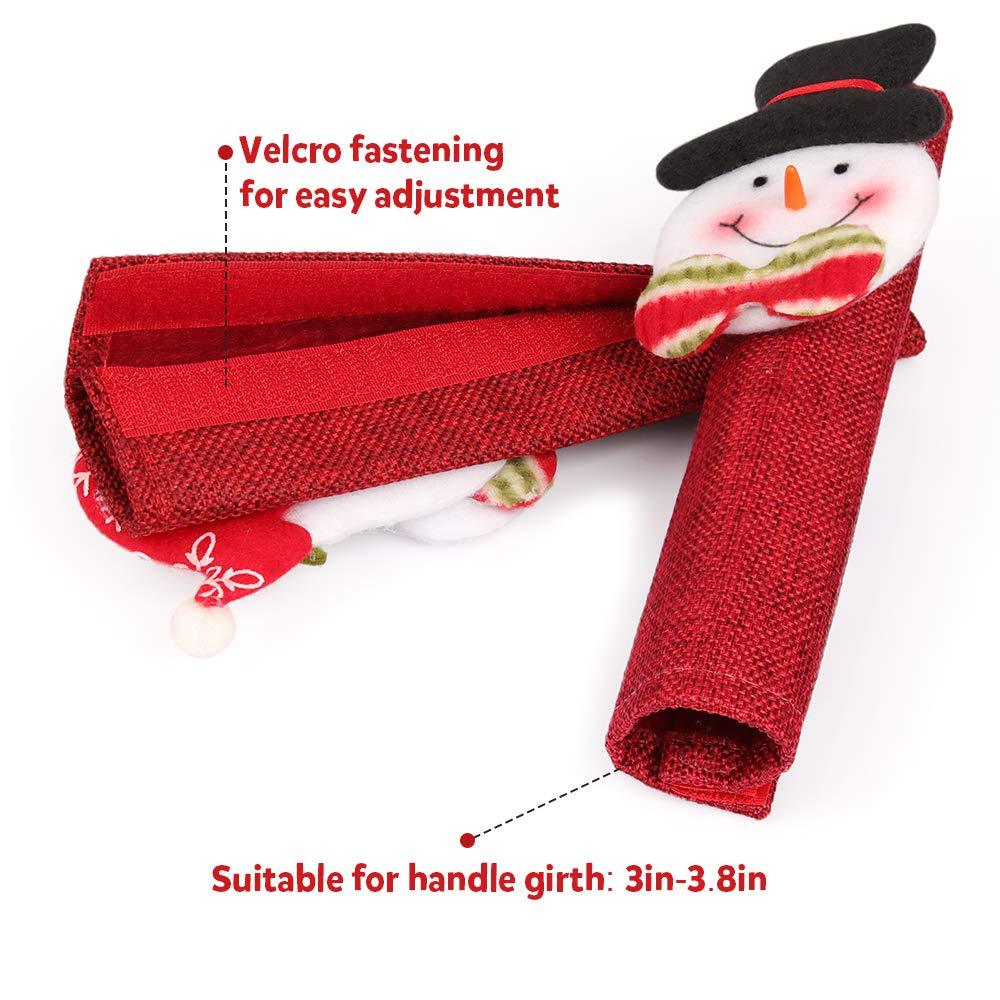 Christmas Refrigerator Handle Covers Set of 8