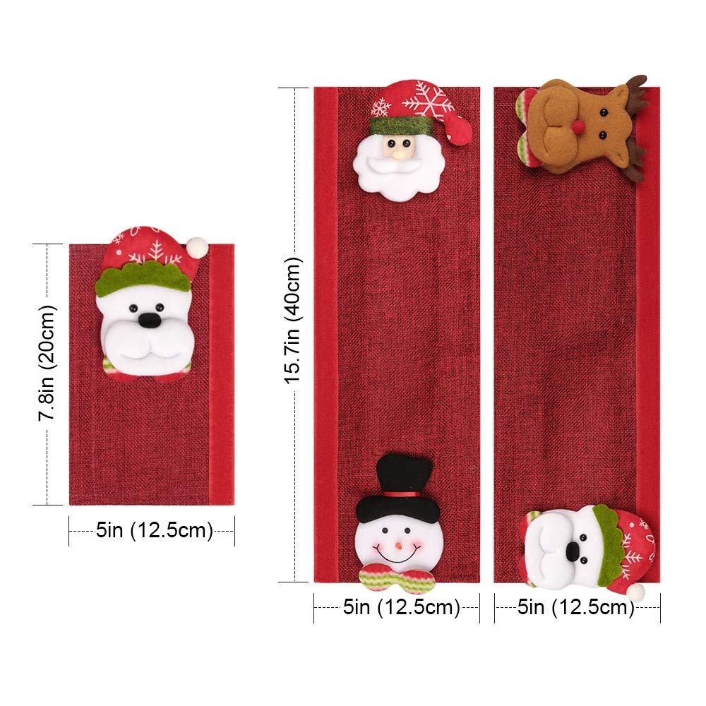 Christmas Refrigerator Handle Covers Set of 8